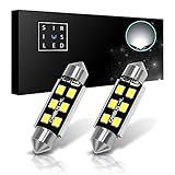 SiriusLED Super Bright 2835 Chipset Canbus Error Free LED Festoon Bulbs for Car Interior License Plate Dome Trunk Lights 1.72