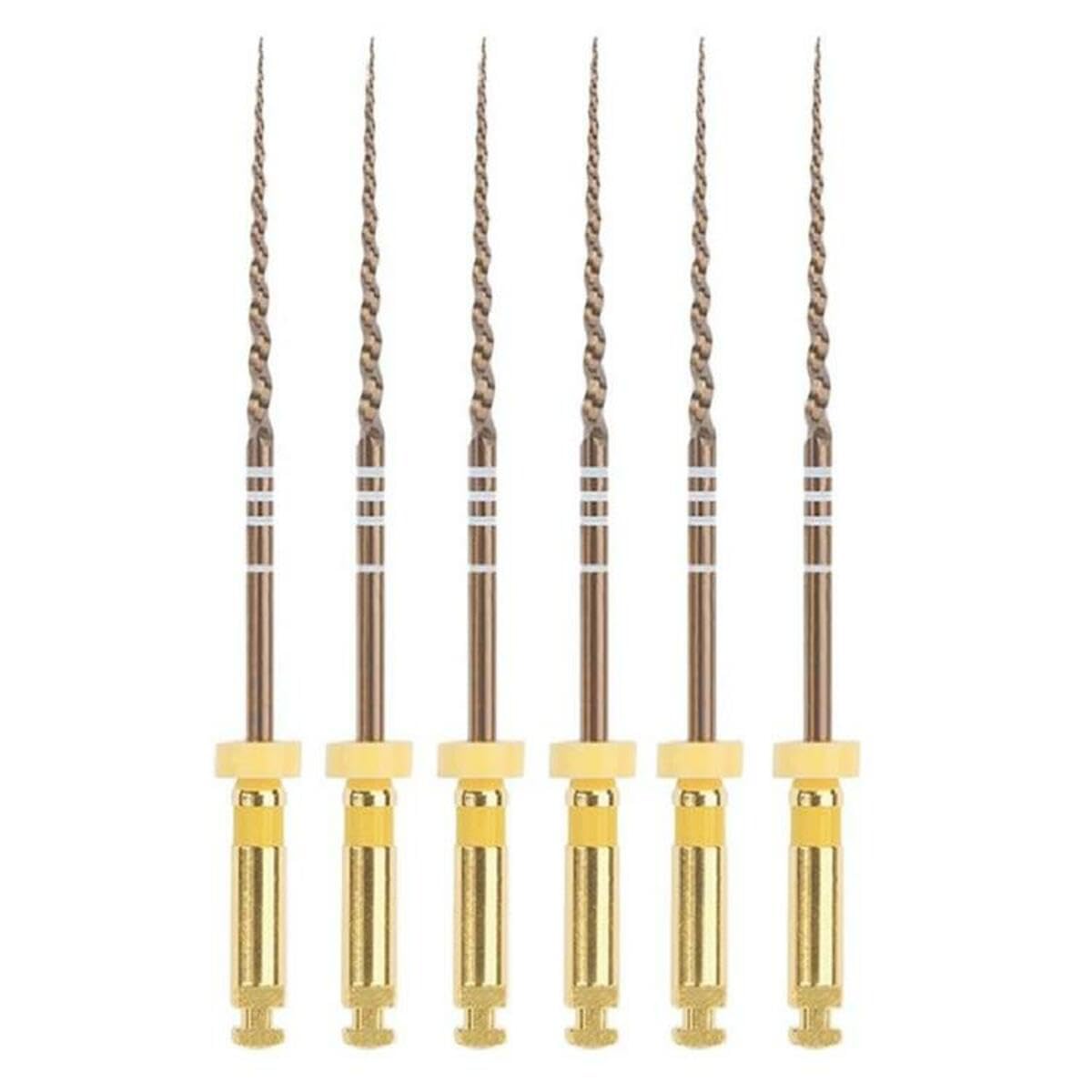 Dentsply Maillefer A0411231G0103 ProTaper Gold Rotary Files 31mm F1 Yellow 6/Pk