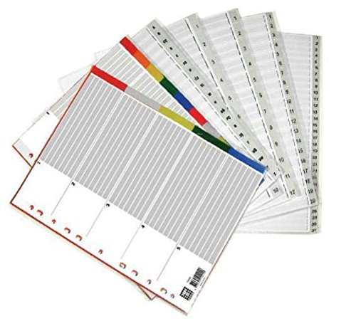 TEMAT Numero 1-12 separatore R - A4