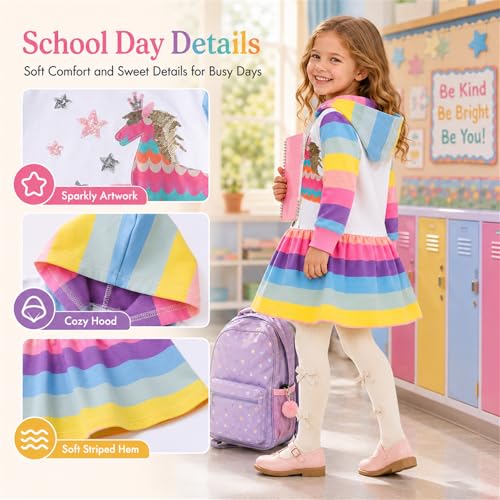 Image of VIKITA 2017 Girls Embroidery Cotton Long Sleeve Flower Dresses LH5460 for 1-8 Years ?-