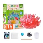 Crystal Growing Kit for Kids – Grow Vibrant Crystals in 3–5 Days | DIY Science Experiment Kit with Display Cover | STEAM Educational Activity for Boys & Girls Ages 8+