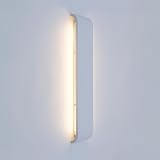KICAAO 2 Pièces Applique Murale LED 16W Moderne Intérieur 3000K Carrée Blanche Décorative pour Chambres à Coucher, Salon 40CM - 2