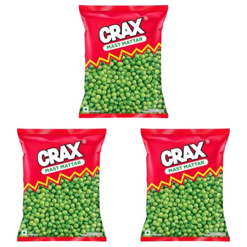 Image of Crax Mast Mattar Namkeen Net Wt. 160g /171g (Weight may vary) (Pack of 3)