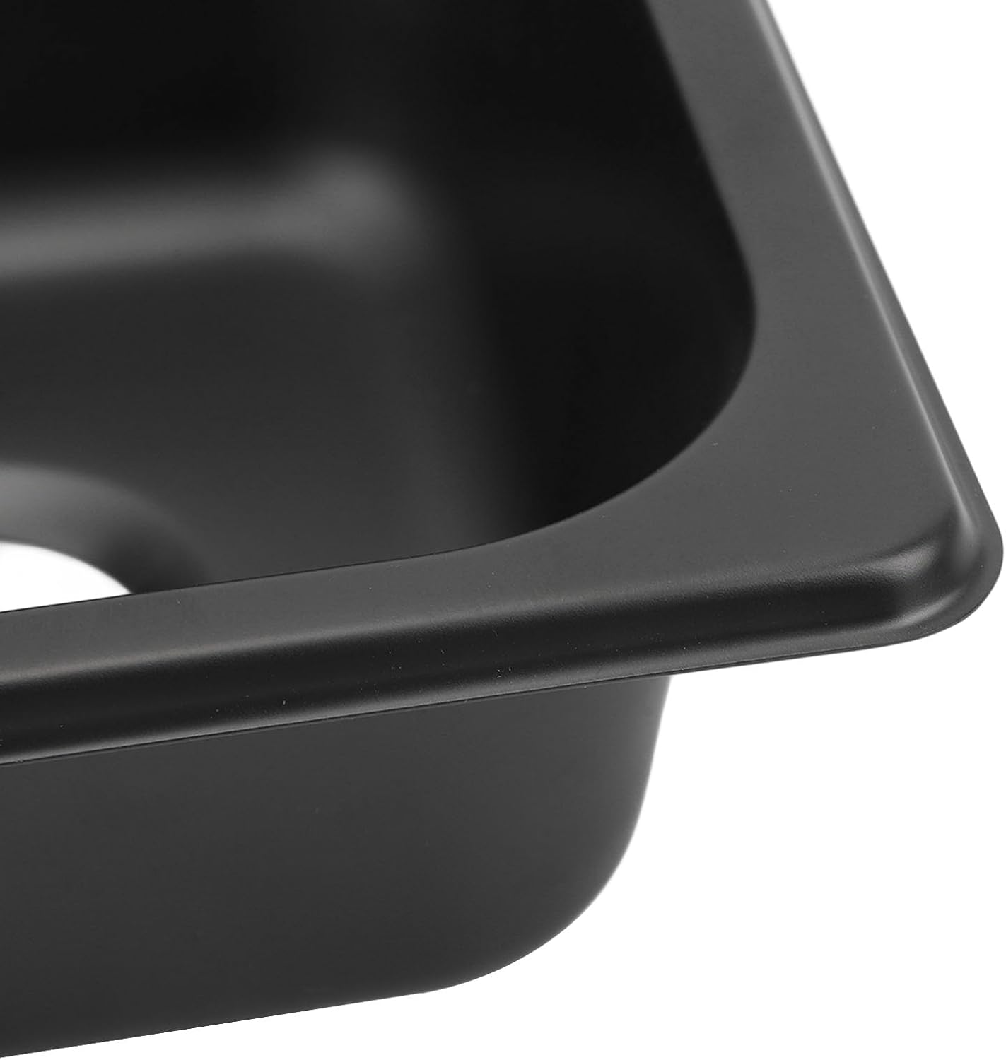 Fabater Rv Sink, 304 Stainless Steel Quick Drainage Kitchen Sink Large Capacity Bar with 40mm Drain Outlet for Rvs Yachts Boats Kitchens Bathrooms