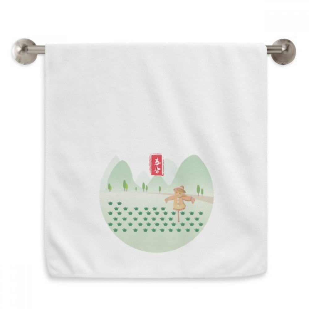 Serviettes débarbouillettes Équinoxe de Printemps pour peaux sensibles serviette blanche douce