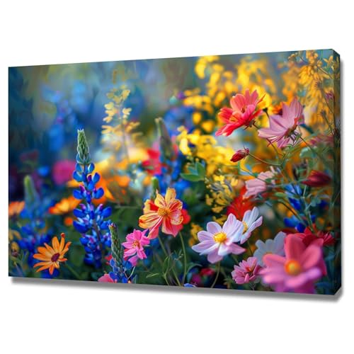 Impression sur toile de plantes 50x70cm encadrée pour décorer votre salon