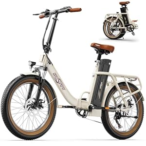 ONESPORT OT16-2 Elektrische vouwfiets, 20 inch, e-bike met afneembare accu 48 V 17 Ah & motor 250 W, 3 rijmodi, intelligent lcd-display en bluetooth-verbinding, urban fiets inklapbaar voor volwassenen