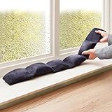 Coopers of Stortford - Reusable Water Absorber Strip - Moisture Absorbing Draught Blocker - Clay Filled Dehumidifier - Window Sill & Floor Use - 92cm Long