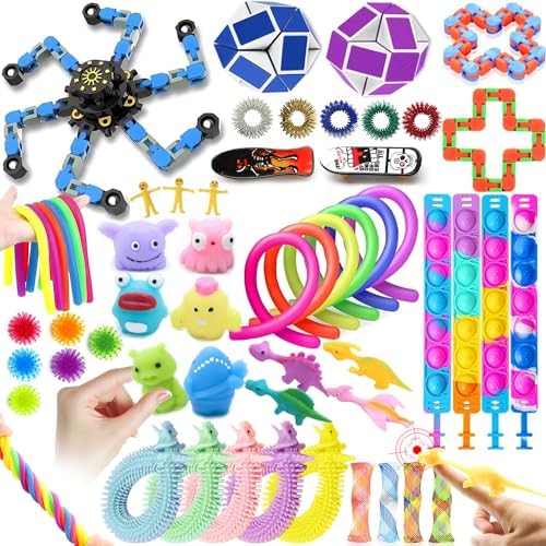 50 Pcs Fidget Toy Set, Juguetes Estrés y Ansiedad para Niños y Ad...