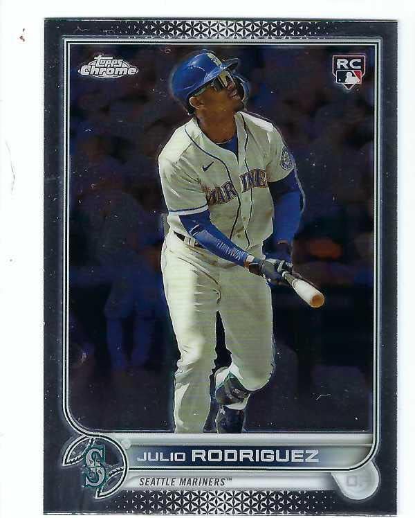 JULIO RODRIGUEZ 2022 Topps Chrome Update #USC150 Baseball Rookie Card RC Seattle Mariners