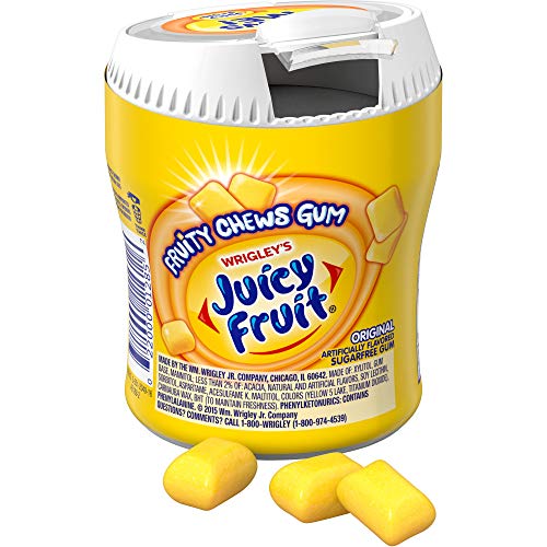 JUICY FRUIT Fruity Chews Original Sugarfree Gum, 40 Piece Bottle - Thumbnail 4
