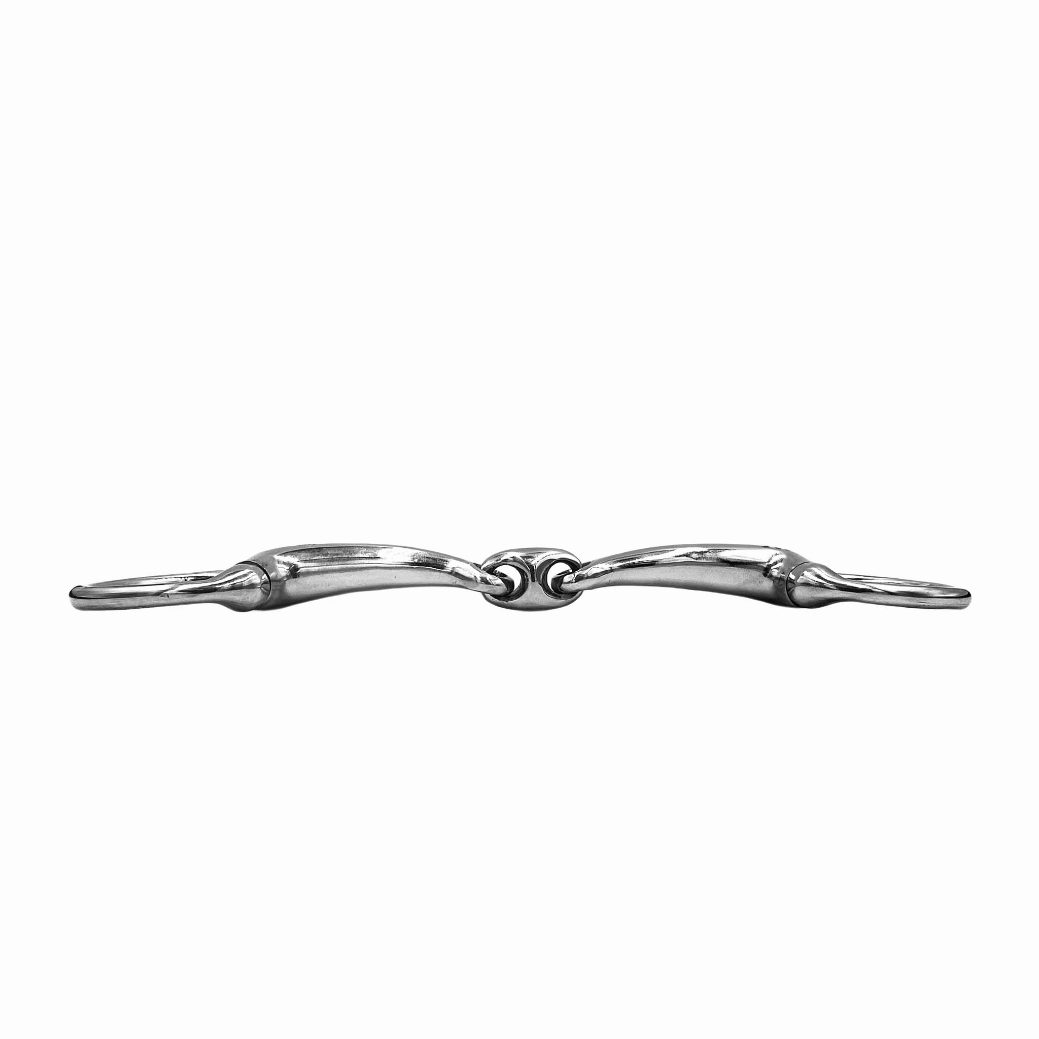 Equine Smile ES0164 JW Olive Head Bit Double Broken Stainless Steel Ring Diameter 50 mm Bit Thickness 15 mm (12.5 cm) - Image 3