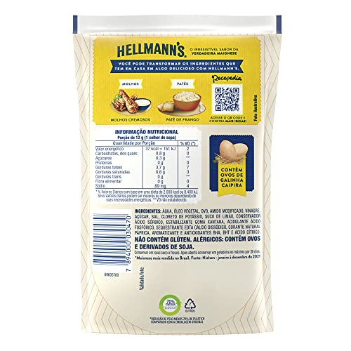 Maionese Hellmann'S Tradicional 200G