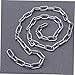 SOLUSTRE 1 Meter 4MM Diameter Metal Chain Metal Coil Chain for Hanging Lights Plants and Decorations in Industrial Style