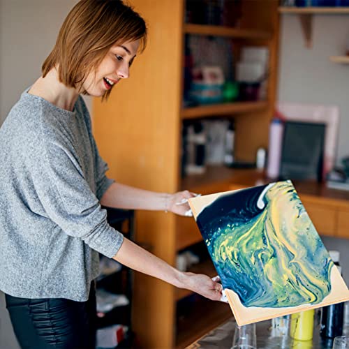 15 Pack Unfinished Wood Canvas Panels Kit 11.8X7.9 Inch Wooden Panel Boards Wood Paint Pouring Panels Wooden Canvas Panels Boards For Painting, Pouring Art, Crafts #TOP6