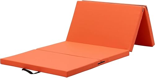 Vista 33 de Alfombrilla de gimnasia plegable de 71"x31"x2" para estiramiento, entrenamiento muscular, para niños, barra horizontal de juego, alfombrilla