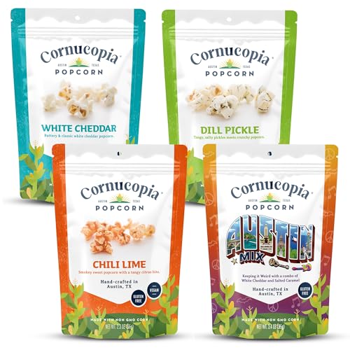 Cornucopia Popcorn Savory Pack – From Austin Dill Pickle, White