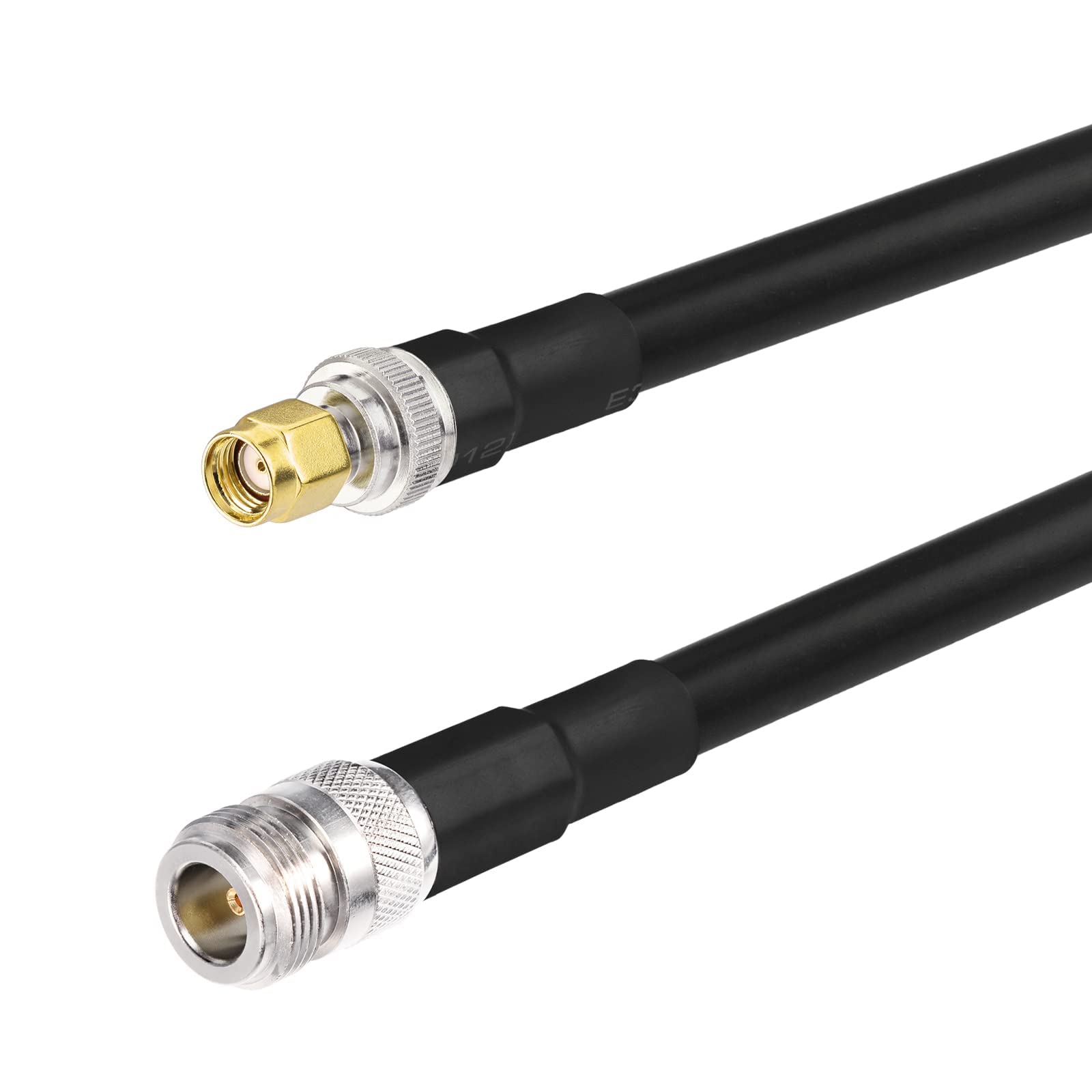Bingfu Lora ALSR400 Câble d'extension RF à faible perte femelle N vers RP-SMA mâle avec adaptateur SMA mâle compatible avec Helium HNT BOBCAT Miner SyncroBit Gateway Sensecap Hotspot 6 m