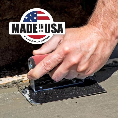 Image of MARSHALLTOWN Hand Edger, 6 x 6 Inch, Assembled in USA, Concrete Edger Tool