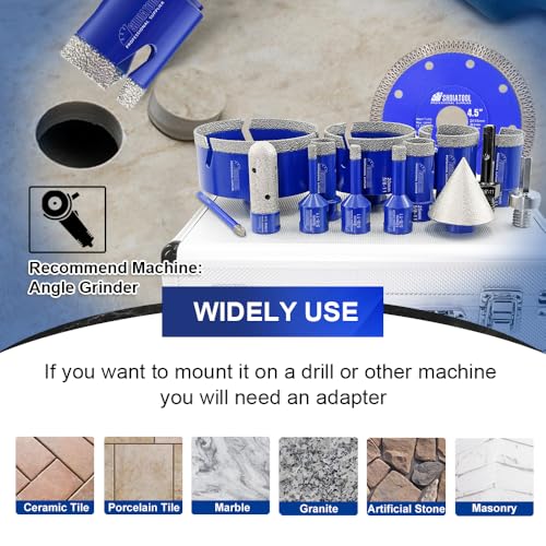 Kit de brocas para azulejo Diamond 15 piezas miniatura 4