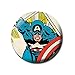 Echte Marvel Comics Captain America Clipping Button Abzeichen Pin Badge Retro-Comic-Streifen