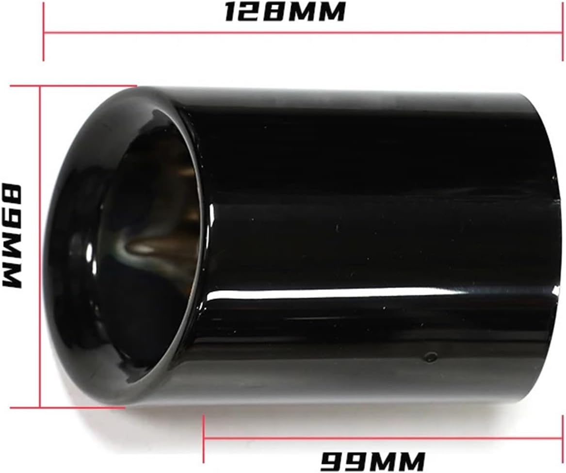 Car Exhaust Tip Compatible For BMW X3 G01 30i X4 G02 30i 2019 2020 2021 2022 Exhaust Tips Muffler Stainless Steel Exhaust Trim Cover Nozzle(Silver)