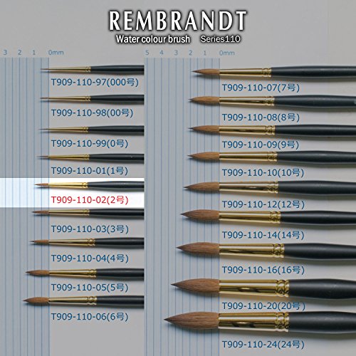 Pincel Talens Rembrandt 110 - Redondo Pure no. 02 90911002 90911002