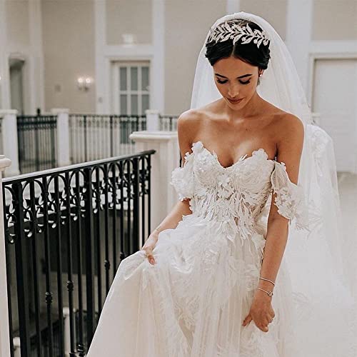 Adornos para el cabello para mujer estilo tiaras coreanas de diamantes de imitación 2
