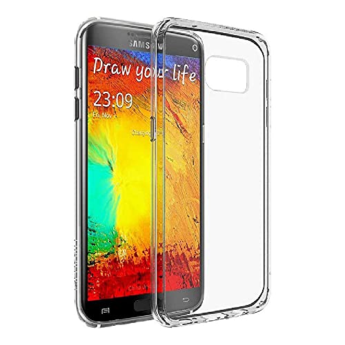 Image of Dashmesh Shopping� Soft Back Case Cover for Samsung Galaxy S7 Edge (Flexible| Silicone| Transparent)