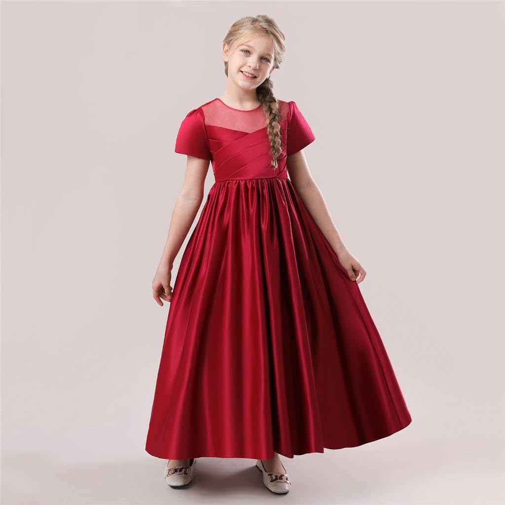 Lito Angels Mädchen Blumenmädchenkleid, 5–12 Jahre