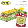 Mott's No Sugar Added Applesauce, 3.2 oz clear pouches, 18 pack