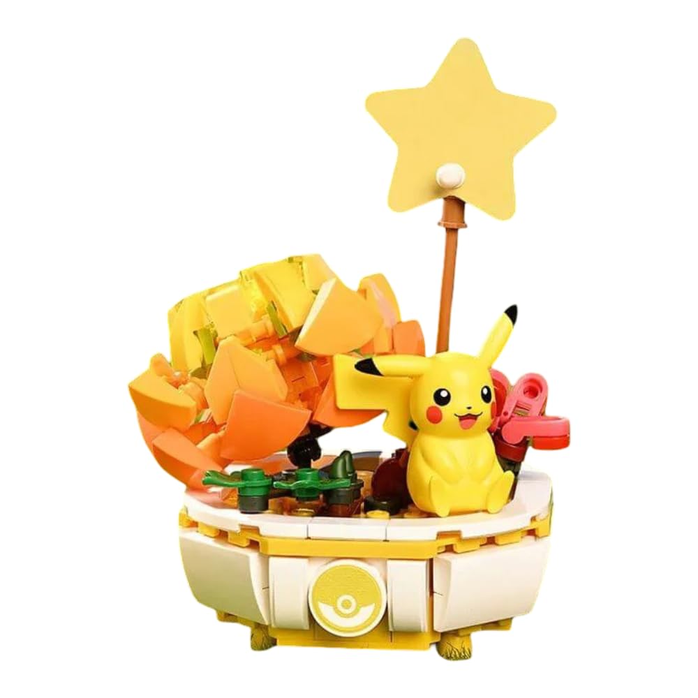 Pokémon Bonsai Building Blocks Toy Set | Keeppley | Lego Compatible | Simplified Chinese | 15+ Years | Pikachu (K20217)