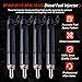 4pcs 6666500 6673157 0432191624 04178023 Fuel injector for Deutz BF4M1011F BF4L1011F Engine Bobcat 863 864 873 883 A300 S250 T200 Skid Steer Loader