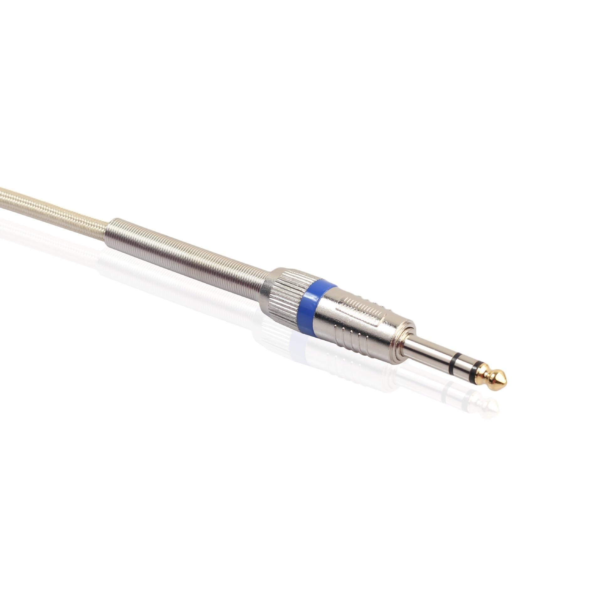 kabel audio instrumentu muzycznego 6.3 Stereo Męski Do Męskiego Mikrofonu Gitarowego Elektrycznego Złoty(15m)