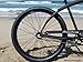 Firmstrong Bruiser Men's Beach Cruiser Bike, 3 Speed Hybrid Bicycle, 26 Inch Wheels, Matte Black with Green Rims