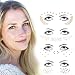 Qingsi 4 pcs Face Jewel Stickers tattoo Metallic Shiny Temporary Water Transfer Tattoo for Mardi Gras Party