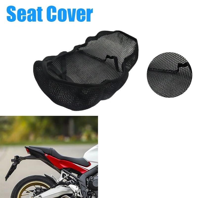 Funda de malla para asiento motocicleta transpirable con aislamiento térmico CB650F 2