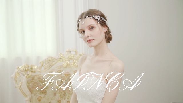 Flayem Diadema Sposa Elegante con Cristalli Strass Blu e Foglie - Fascia Regolabile per Matrimonio, Cerimonia o Serata di Gala