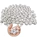 Accmor 100pcs LED Mini Round Ball Balloon Light, Long Standby Time Ball Lights for Gift Paper Lantern Balloon Party Wedding Decoration(White)