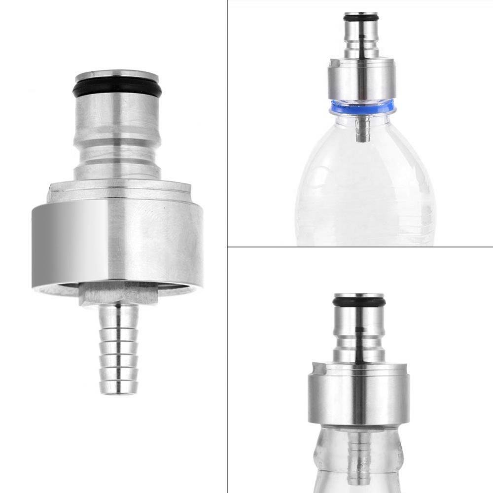 Botella de acero inoxidable carbonatada hecha de soda, llenado de botellas de presión para jugo de frutas y agua