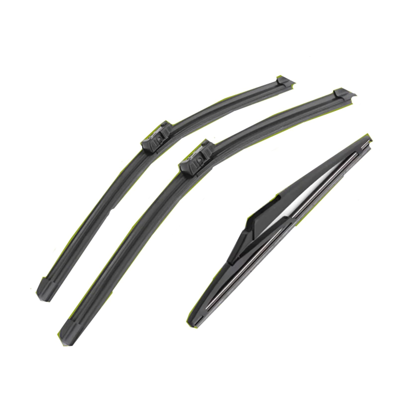 Limpiaparabrisas De Coche Compatible Con Peugeot Para 2008 2013-2018 Limpiaparabrisas Delantero Trasero Cuchillas Parabrisas Ventana Cortador Accesorios 26 "+16" + 11"