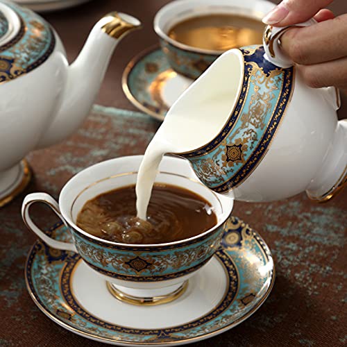 15-Pieces-Afternoon-Tea-Sets-for-Adults-with-Teapot-Tea-Cups-and-Saucers-Bone-China-Coffee-Cups-Sets-with-Sugar-Bowl-Milk-Jar