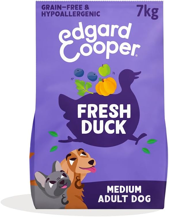 Edgard & Cooper Grain Free Dry Dog Food For Small Breed Adult Dogs (3kg), Fresh Chicken, Balanced Fibre For Gut Health, With Apple & Sweet Potato, Never Meat Meal