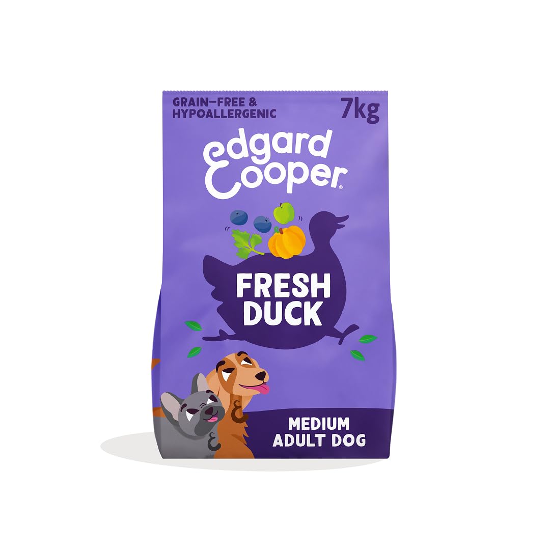 Edgard & Cooper Grain Free Dry Dog Food For Small Breed Adult Dogs (3kg), Fresh Chicken, Balanced Fibre For Gut Health, With Apple & Sweet Potato, Never Meat Meal