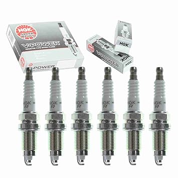 6 pcs NGK V-Power Spark Plugs for 1991-1998 Jeep Cherokee 4.0L L6 - Engine Kit Set Tune Up
