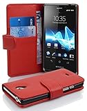 sony xperia t DISEÑO: Elegante cuero sintético con textura en estilo cartera. La tapa se puede abrir/doblar hasta 360° y, por lo tanto, no estorba al hablar por teléfono o al escribir. La carcasa dura integrada se adhiere firmemente en la tapa y le da a su teléfono inteligente un ajuste perfecto.