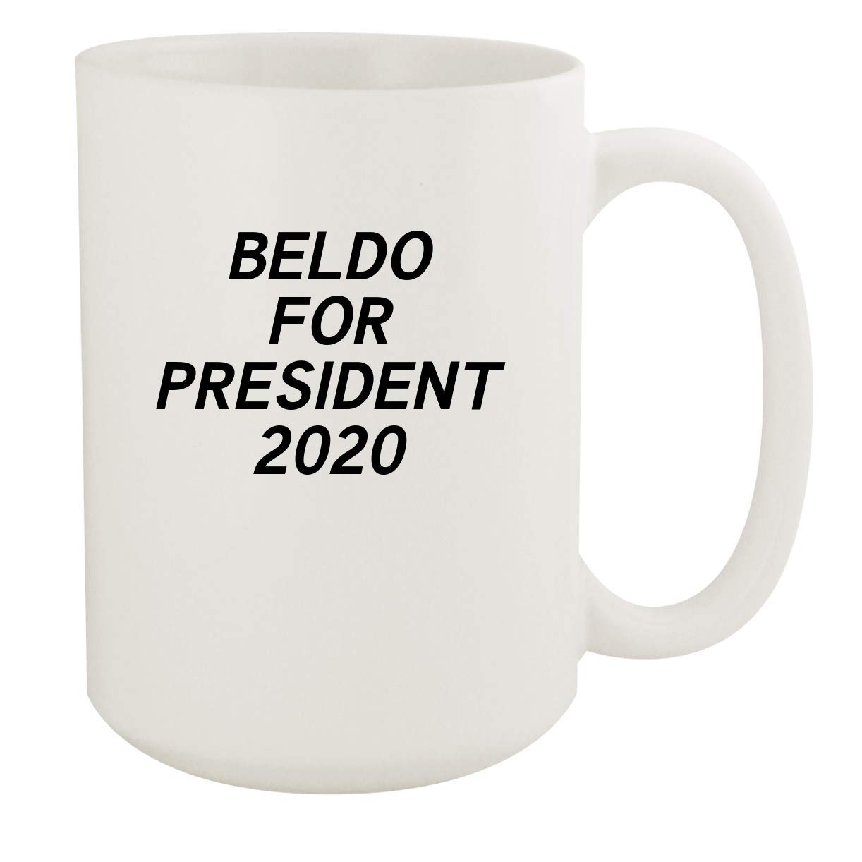 Beldo For President 2024 - Ceramic 15oz White Mug, White