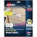 Avery High-Visibility 1.5" Round Labels, Personalize Your Pop Socket Phone Holder, 400 Pack (8293), White