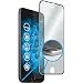 Produktbild PhoneNatic 1er-Pack Glas-Folie klar Full-Screen mit Metallrahmen in schwarz kompatibel mit Apple iPhone 8 - Schutzglas für iPhone 8