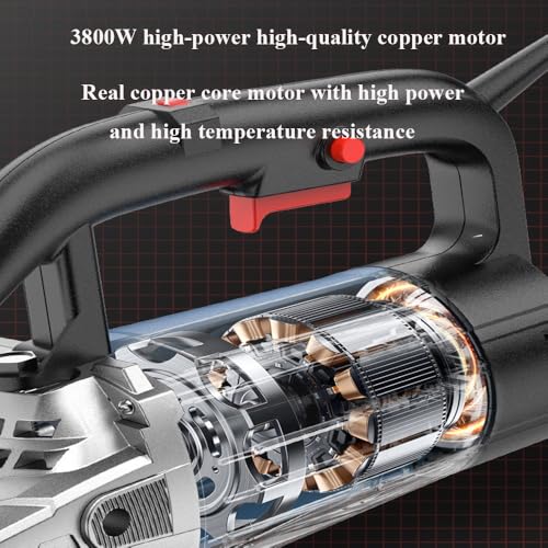 Máquina elétrica de plaina de parede, plaina elétrica de concreto, com ventosa, ajuste de 6 velocida